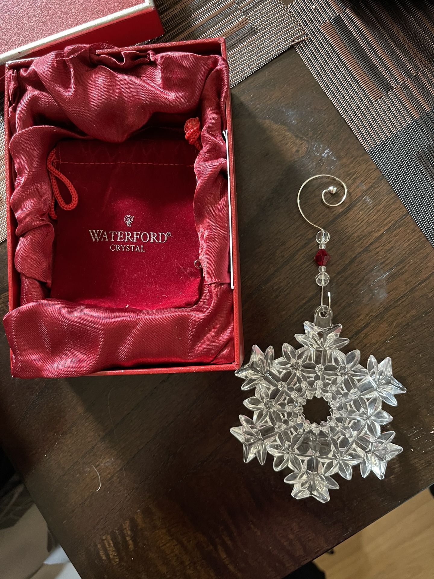 Waterford Crystal 2007 Snow Ornament