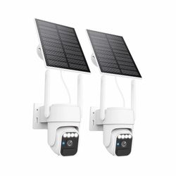 Brand New - Solar Security Cameras Wireless Outdoor (2-Pack)