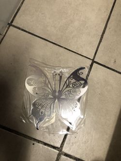 Metal butterfly decorations 8”inches