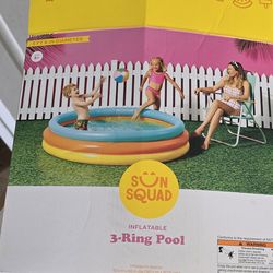 Inflatable swimming pool