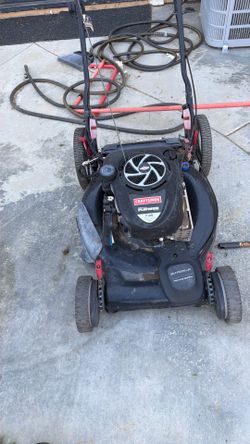 Free gas lawnmower.