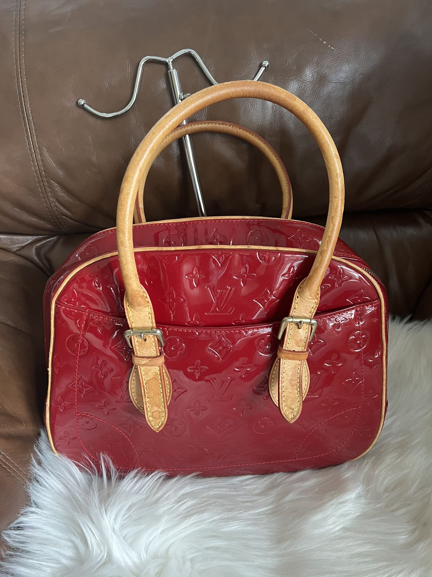 Epi Red LV Shoulder/Handbag