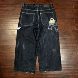 Southpole Baggy Embroidered Jeans