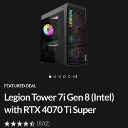 Gaming Pc Legion Pro 7i Gen 10 Intel (16") with up to RTX 5090
