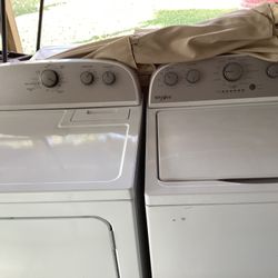 New Set Washer/dryer Electric Whirlpool 