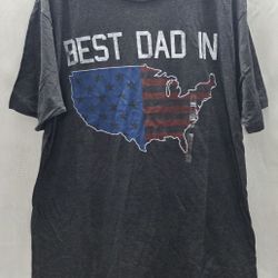 Walnut +39th Mens T Shirt LT Big And Tall Charcoal Armpit To Armpit 22 Length 33