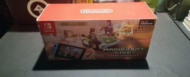 SWITCH MARIO KART LIVE LUIGI SET COMPLETE