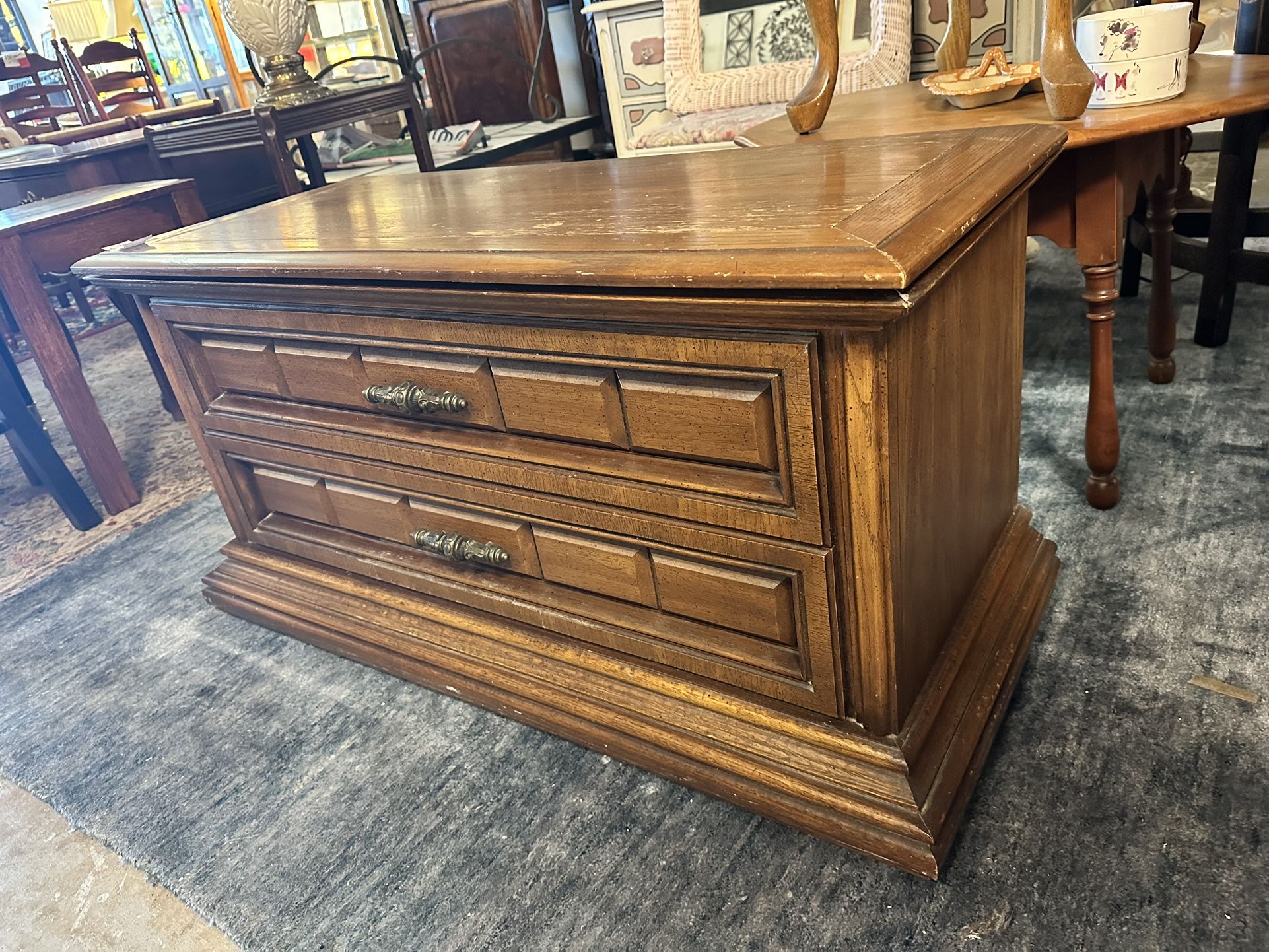 Wooden Storage Trunk 