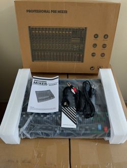 BINER PA12 Channel Stereo Mixing Board