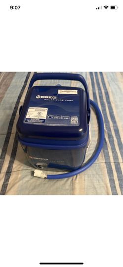 Breg polarcare cube cooling  chest cooler  w ac adapter and cold wrapper
