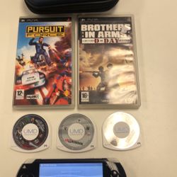 PSP 1001 w 5 Games 