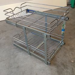 Two Shelf Under Cabinet Slider. 13 "x 21"