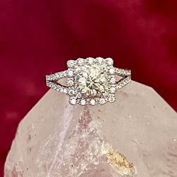 Yellow Moissanite Ring #8