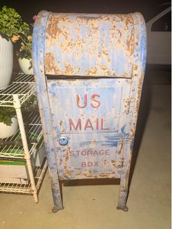 1948 Vintage  US Mail Storage Box