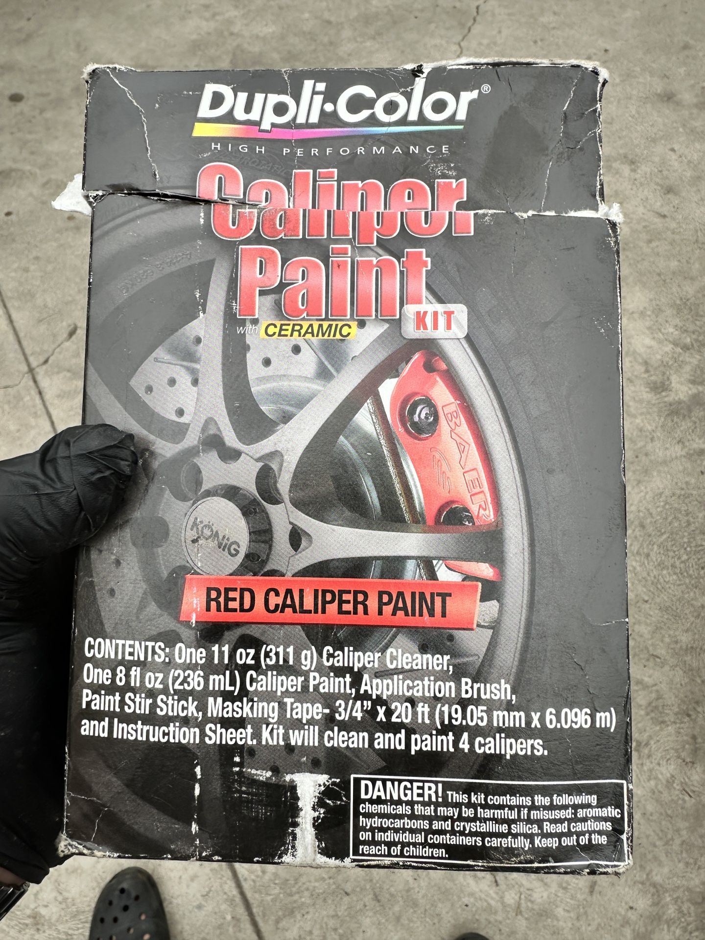Dupli Color Red Caliper Paint Kit