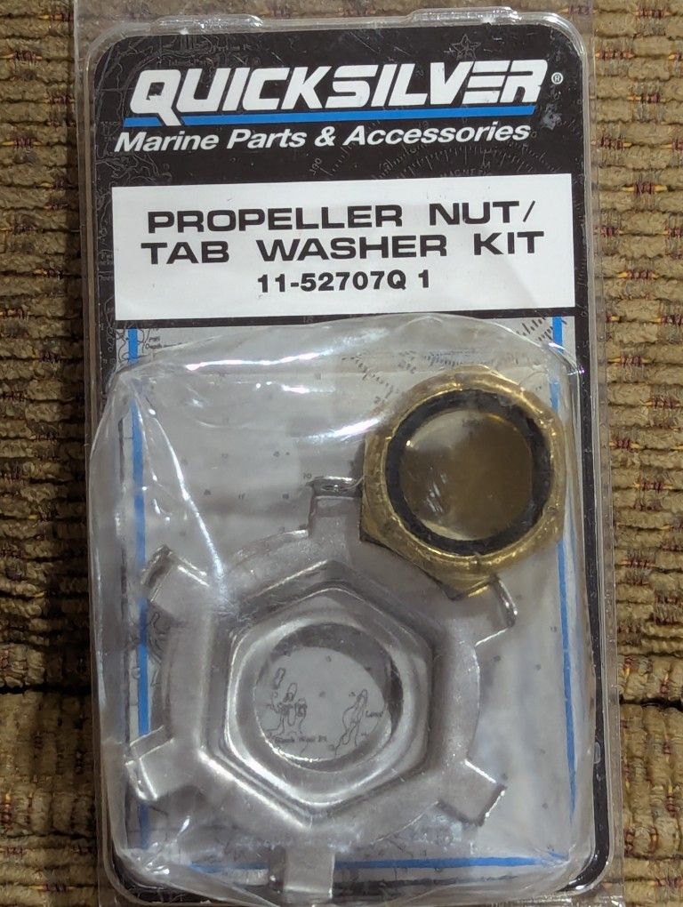 Mercury Propeller Nut / Tab Washer Kit 11-52707Q1
