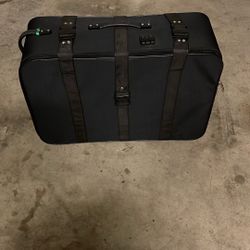 2 Piece Black 27 size Luggage  Durable Spinner Suitcase Wheels Rolling