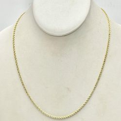 10k Gold Rope Chain 