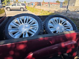 22" Cadillac Escalade OEM  rims/tires