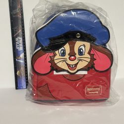An American Tail Fievel Cosplay Mini Loungefly Backpack