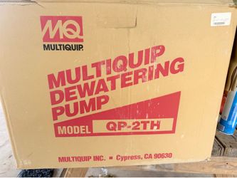 2 inch multiquip honda dewatering pump