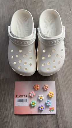 Flower jibbitz croc charms