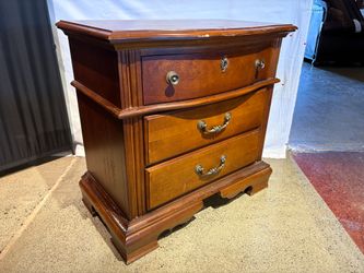 BASSETT Rustic 3-Drawer Nightstand/Dresser