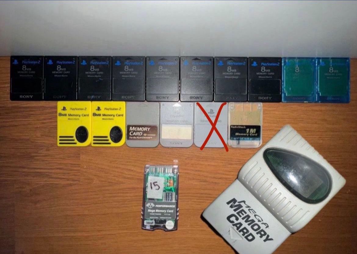 Ps1 / Ps2 Memory Cards