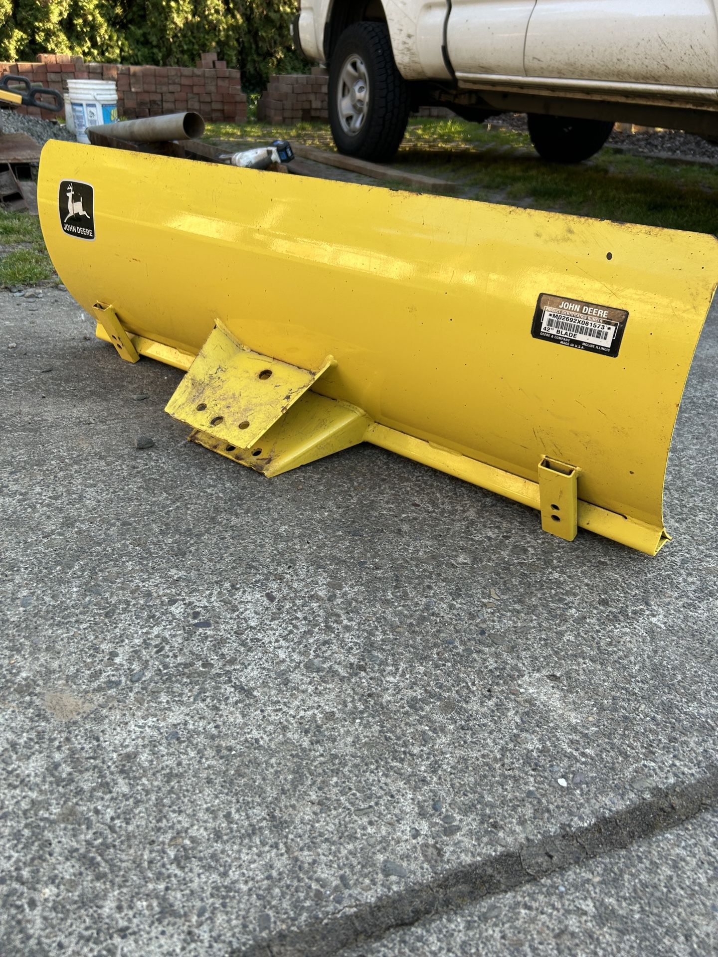 John Deere 42” Snow Plow Blade