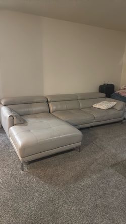 Leather couch