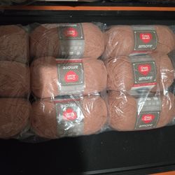 Red Heart Amore Yarn. Discontinued 