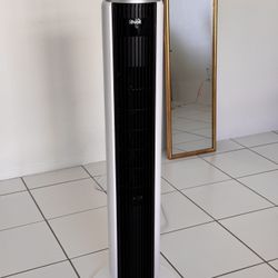 Tower Fan With 5 Speeds & Remote Timer 