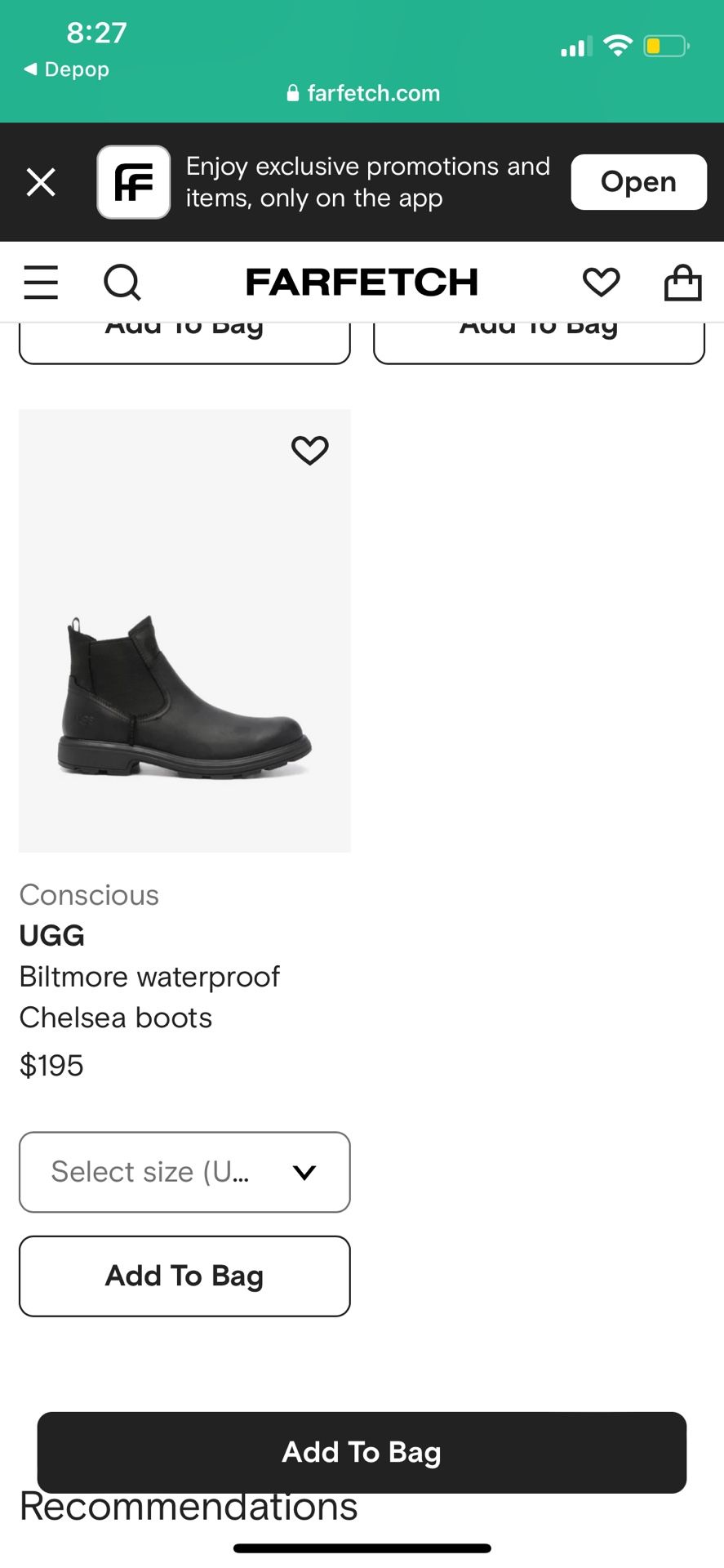 Men Ugg Chelsea Boots