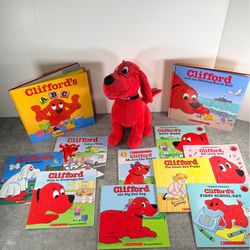 Clifford the Big Ref Dog Plush and Books