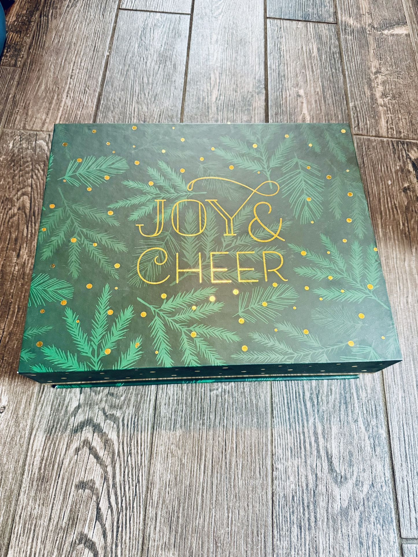 Joy & Cheer Gift Box 15.75X13X4.75
