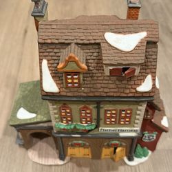 Dept. 56 Dickens’ Village Series Hather Harness Blacksmith Shop Barn  5823-8
