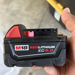 Milwaukee Battery For Parts Does Not Work 5.0 Does Not Work
