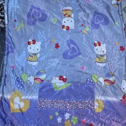 Hello kitty blanket with pocket
