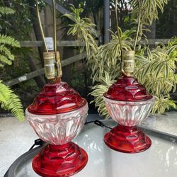 Vintage Lamps (pair) 