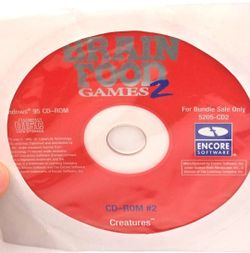 Brain Food Games 2 Creatures CD-Rom Windows 95 Encore Software
