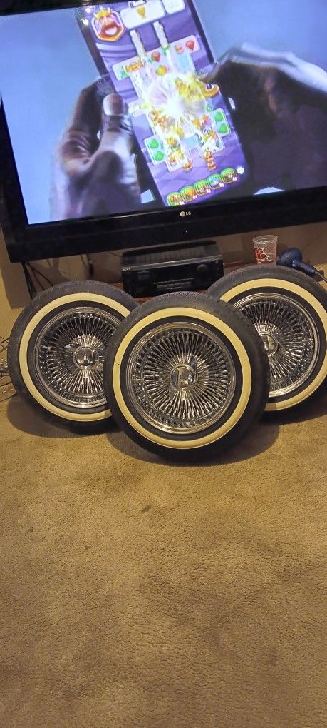 14 X 7 Wire Wheels