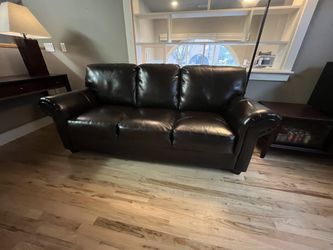 Leather Couch - $20 