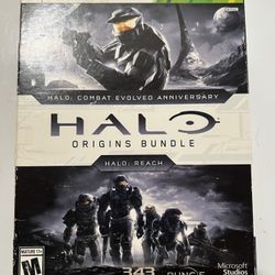Halo Origins Bundle Xbox 360 Anniversary Edition Combat Evolved & Reach PREOWNED
