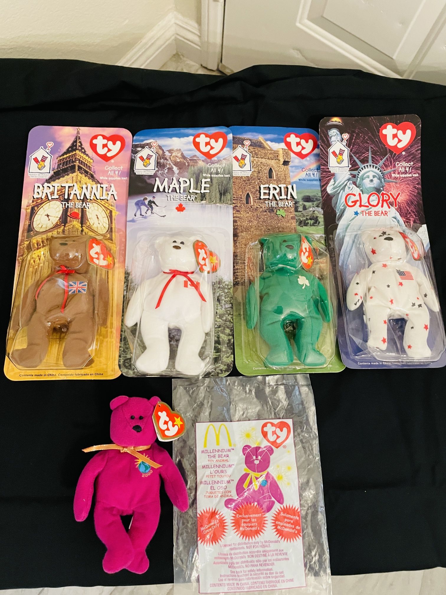 Mcdonald's TY beanie babies Very Rare Vintage From The 1990's