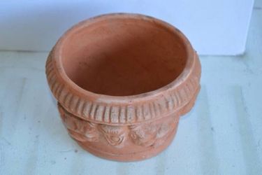 Terra Cotta 6" Swag Pot