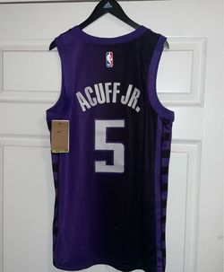 Darius Acuff Jr Sacramento Kings 2026-2027 City Edition Jersey Adult Mens size small Large NWT Go Kings ! Light the Beam !