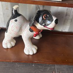 Ceramic doggie Statue