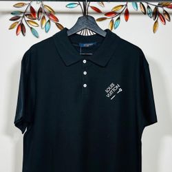 LOUIS VUITTON LOGO EMBROIDERED POLO SHIRT SS24 !!!