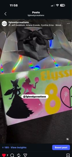 Custom gift boxes, goodie boxes, party favors customs