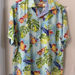 Tommy Bahama men’s silk shirts size L (new)